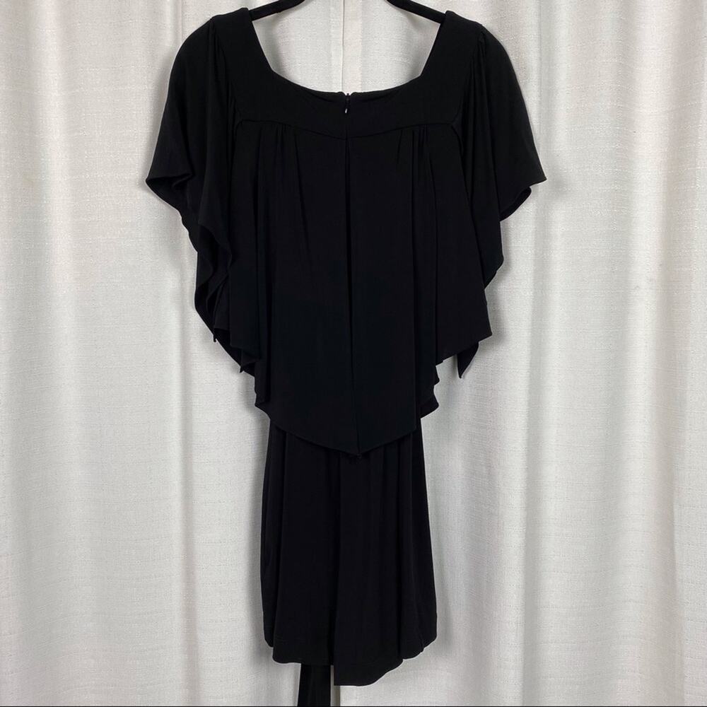 Alice&Olivia Black Drape Romper Sz.XS
